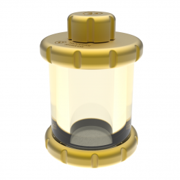 Lead glass vial shield