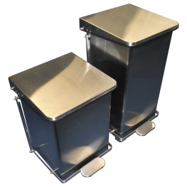 Shielded Waste Container with Pedal