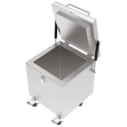 Mobile PET Shielded Waste Bin