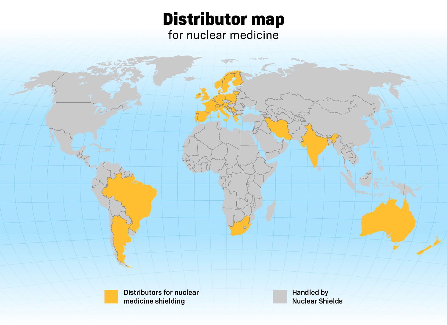 Nuclear Shields Distributor Map