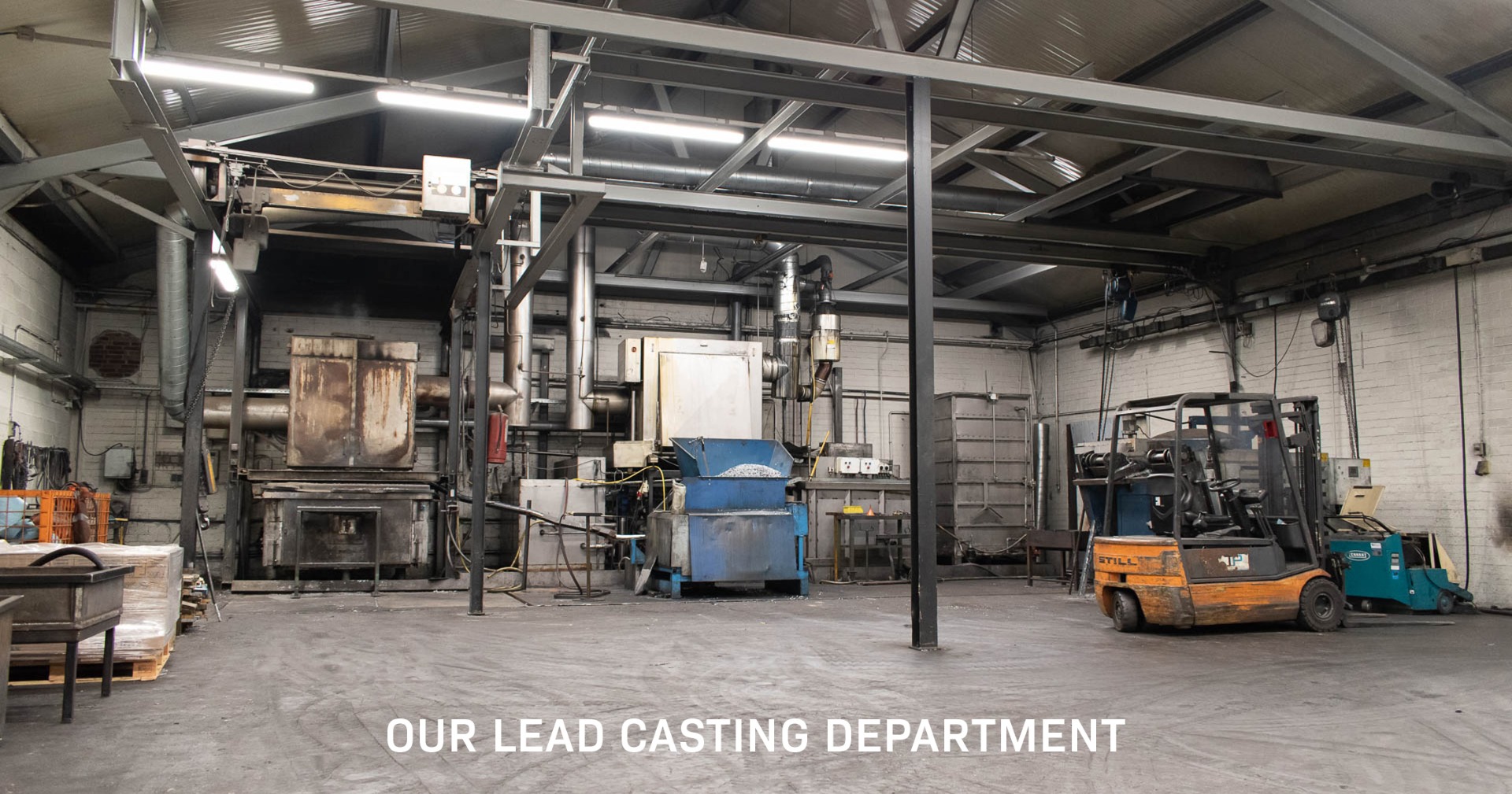 Lead casting department from Nuclear Shields