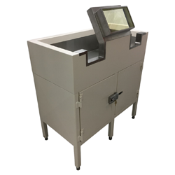 Lead shielded workstations for nuclear medicine