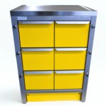 Radiation Shielded Storage Cabinet - 25 mm