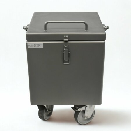 Mobile Pet Shielded Waste Bin – 35 mm