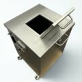 Mobile Shielded Waste Bin - 12 mm