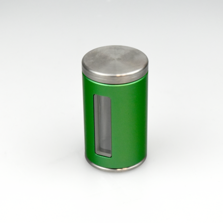 4 mm tungsten magnetic vial shield- Green
