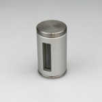 4 mm tungsten magnetic vial shield - Silver/Gray
