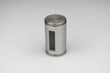 4 mm tungsten magnetic vial shield - Silver/Gray