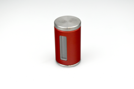 4 mm tungsten magnetic vial shield- Red