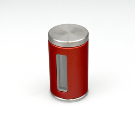 4 mm tungsten magnetic vial shield- Red
