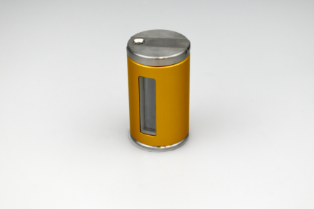 4 mm tungsten sliding vial shield- Yellow/Gold