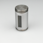 6 mm tungsten magnetic vial shield- Silver/Gray