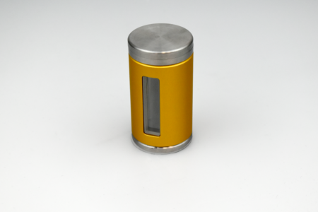 6 mm tungsten magnetic vial shield- Yellow/Gold