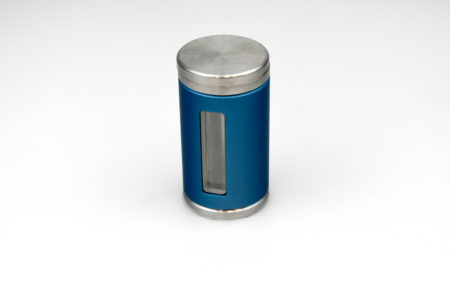 6 mm tungsten magnetic vial shield - Blue