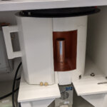 Lead castle with a sliding door and copper inner lining