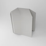 white lead brick in the middle corner configuration