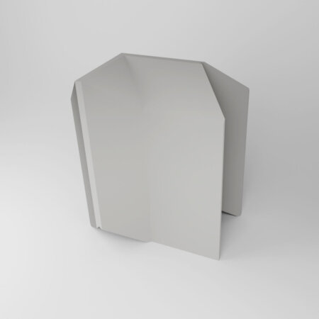 white lead brick in the middle corner configuration