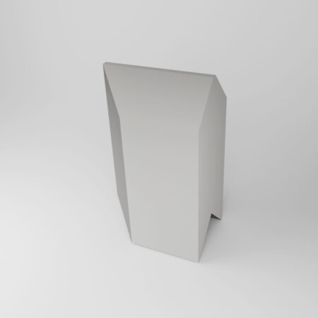 white lead brick in the middle end configuration