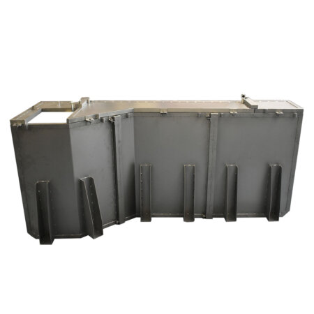 Custom lead shielded wall for nuclear facility and stainless steel finishing