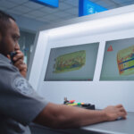 x-ray baggage scanner system images of luggage